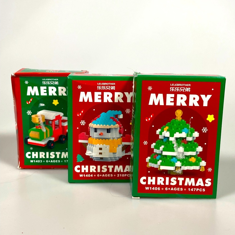 New in box Christmas toy building bricks